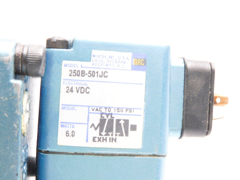 MAC 57C-13-501JC 24VDC 150PSI (AS PICTURED) UNMP