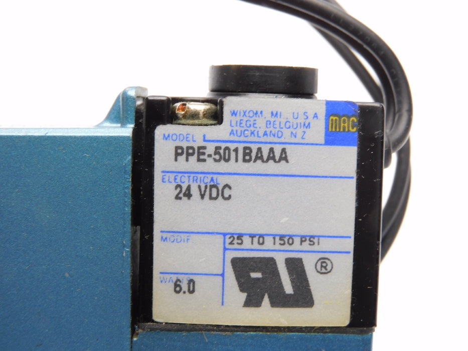 MAC 811C-PP-501BA-252 24VDC 150PSI UNMP
