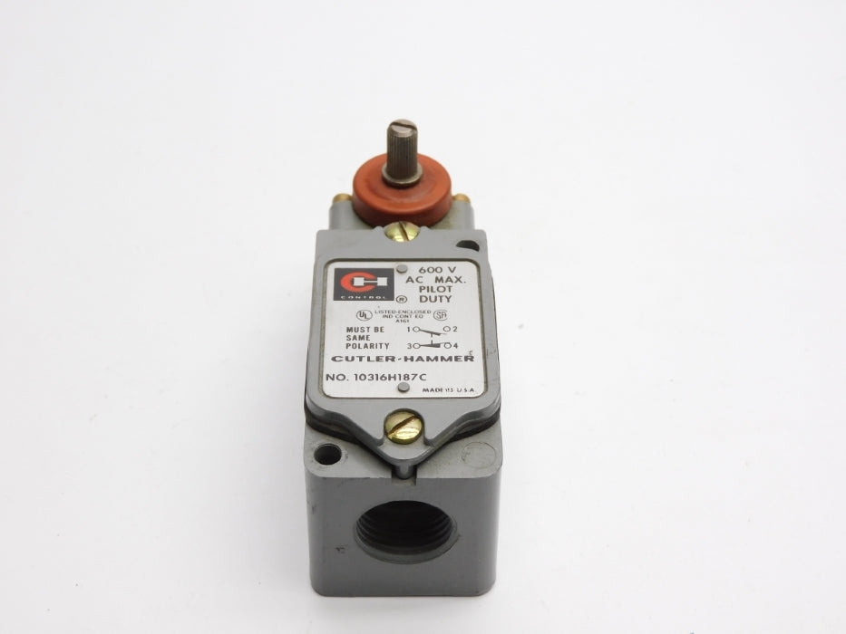 CUTLER HAMMER 10316H187C 600VAC UNMP