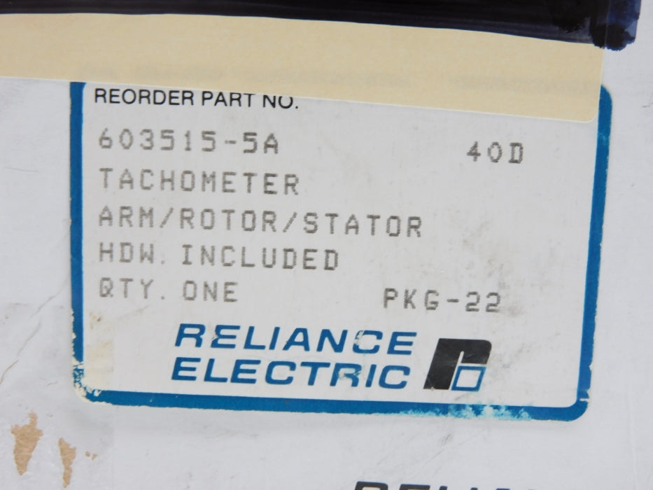 RELIANCE ELECTRIC 603515-5A NSMP