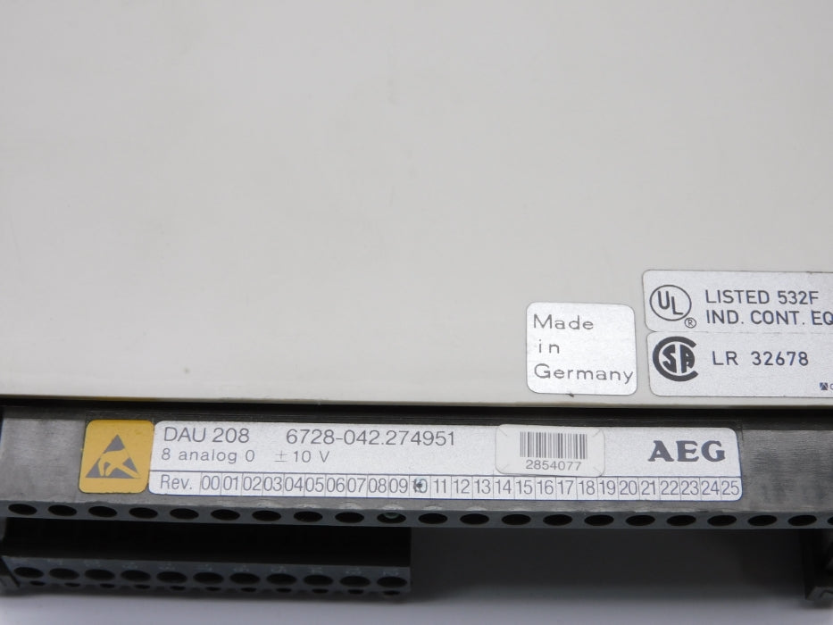 AEG 6728-042.274951 DAU208 UNMP