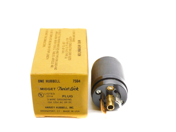 HUBBELL 7594 125VAC/DC 15A NSMP
