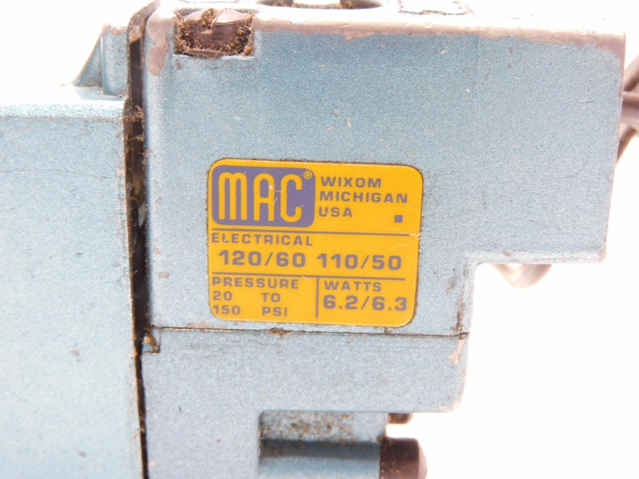 MAC 811-621B-17 110/120V 20-150PSI UNMP