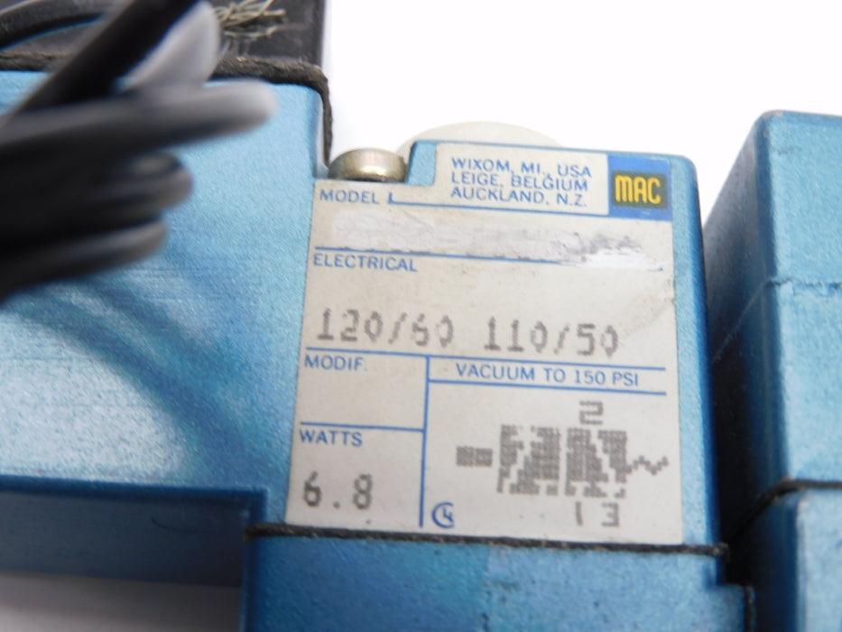 MAC 6122B-PM-111 110/120V 25-150PSI NSNP