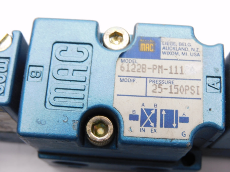 MAC 6122B-PM-111 110/120V 25-150PSI NSNP