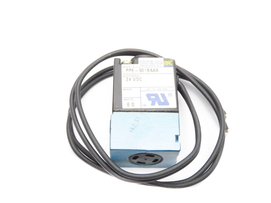 MAC PPE-501BAAA 24VDC 25-150PSI NSNP