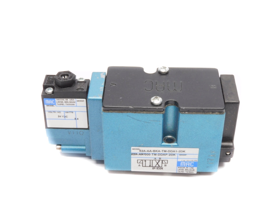 MAC 82A-AA-BKA-TM-BKA-DDA1-2DK 24VDC 150PSI UNMP
