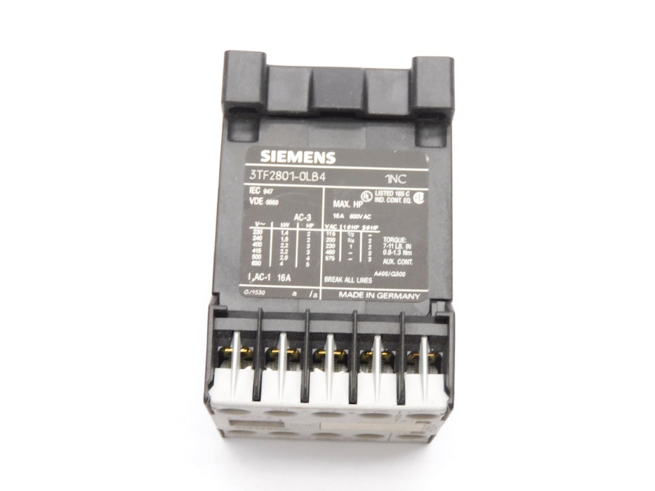 SIEMENS 3TF2801-0LB4 UNMP