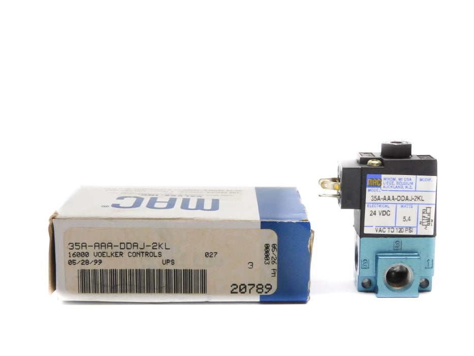 MAC 35A-AAA-DDAJ-2KL 24VDC 120PSI NSMP