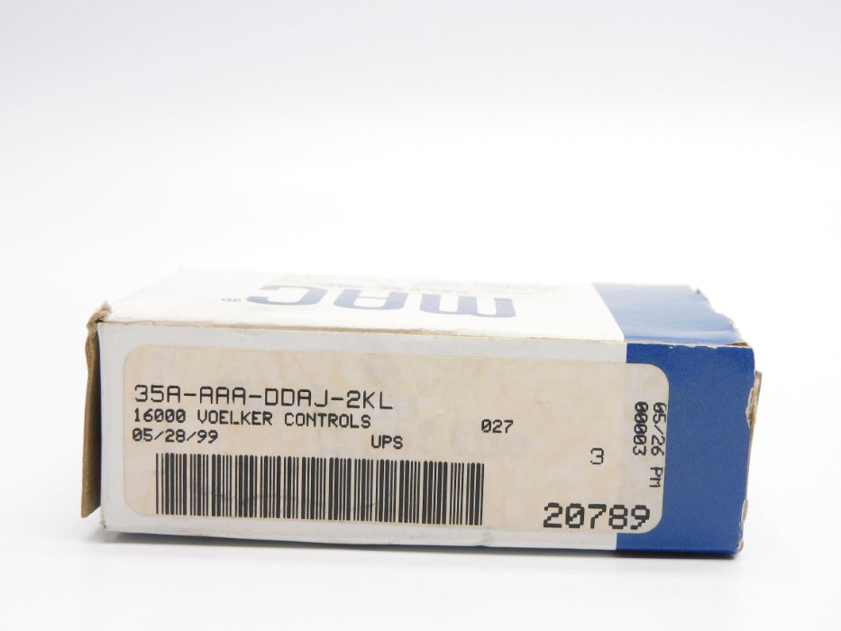 MAC 35A-AAA-DDAJ-2KL 24VDC 120PSI NSMP