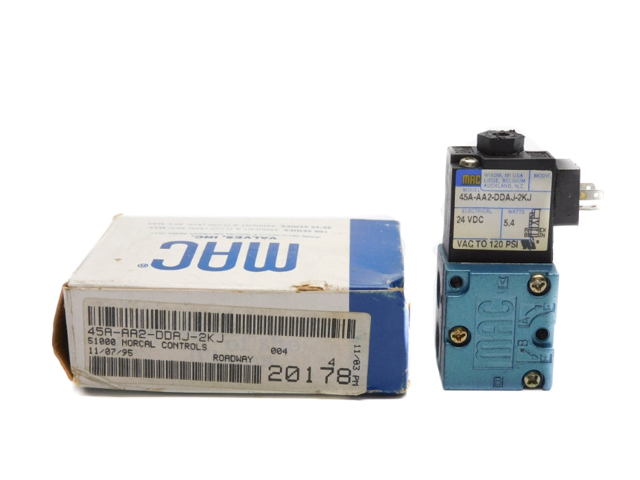 MAC 45A-AA2-DDAJ-2KJ 24VDC 120PSI NSMP