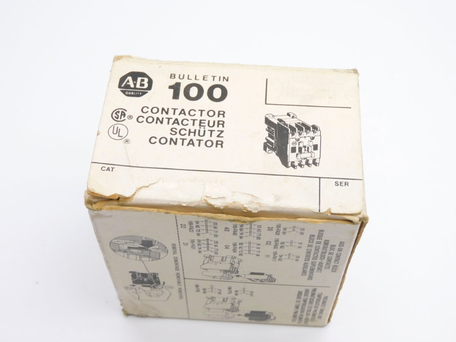 ALLEN BRADLEY 100-A18ND3 SER. C 110/120V 18A (BK/YL) NSMP