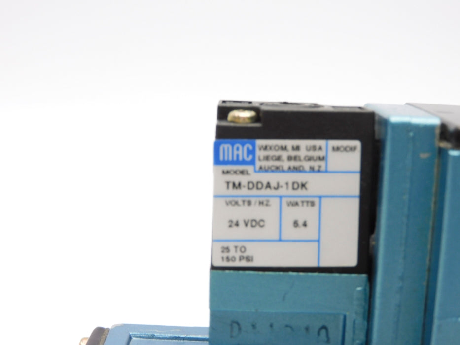 MAC 82A-AA-BKBA-TM-DDA1-2DK 24VDC 150PSI NSMP