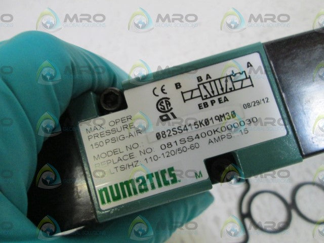 NUMATICS VALVE 082SS415K019M30 *NEW NO BOX*