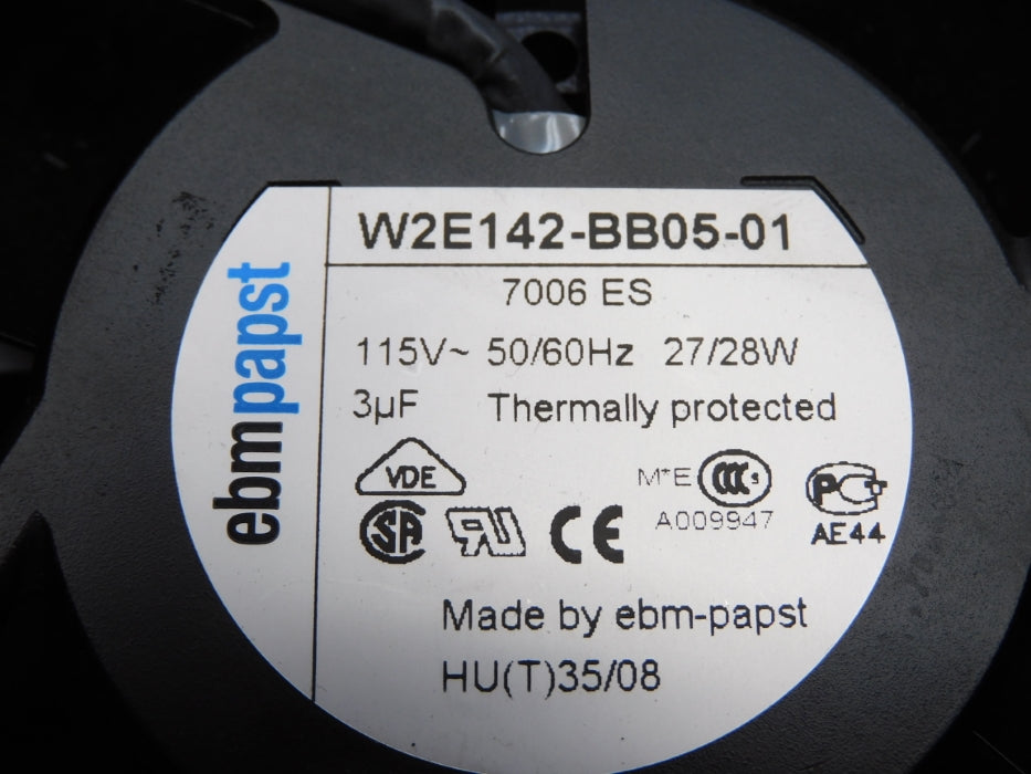 EBMPAPST W2E142-BB05-01 7006ES 27/28W NSNP