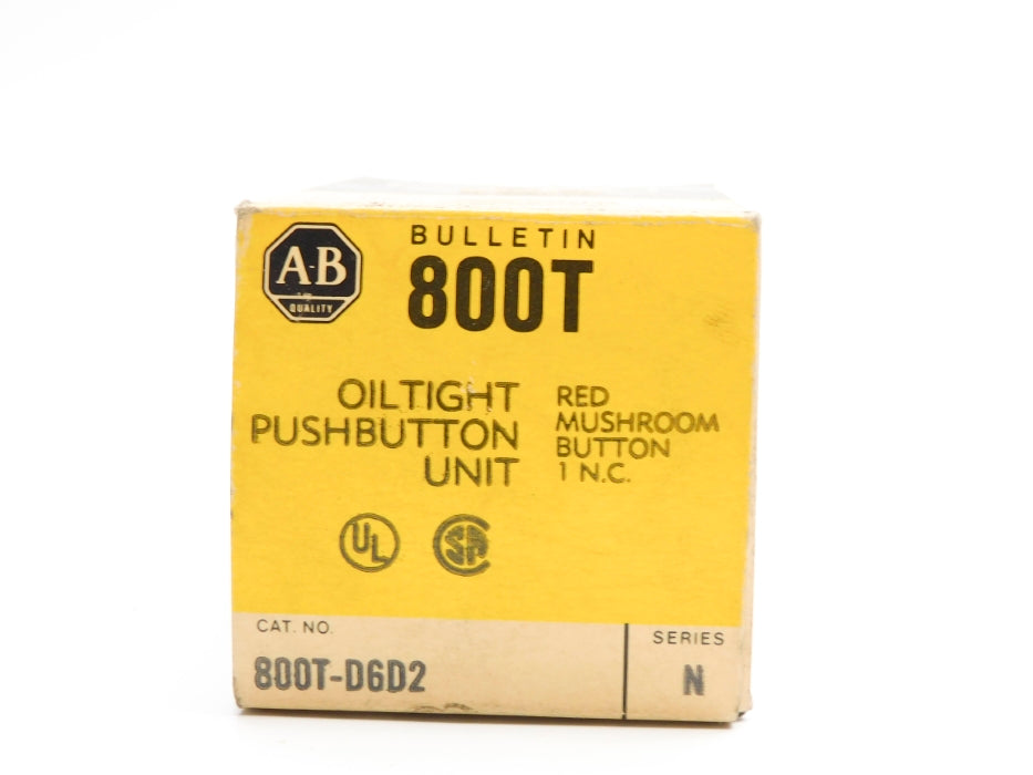 INDUSTRIAL SPARE PART 800T-D6D2 SER. N (BK/YL) NSMP