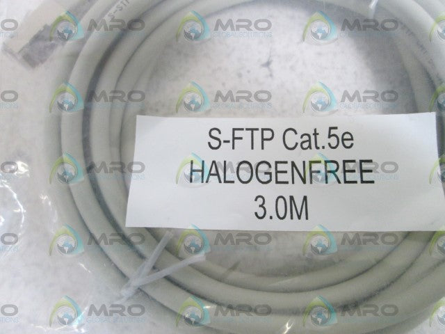 INDUSTRIAL MRO CABLE S-FTP Cat. 5e HALOGENFREE 3.0M * NEW IN BAG *