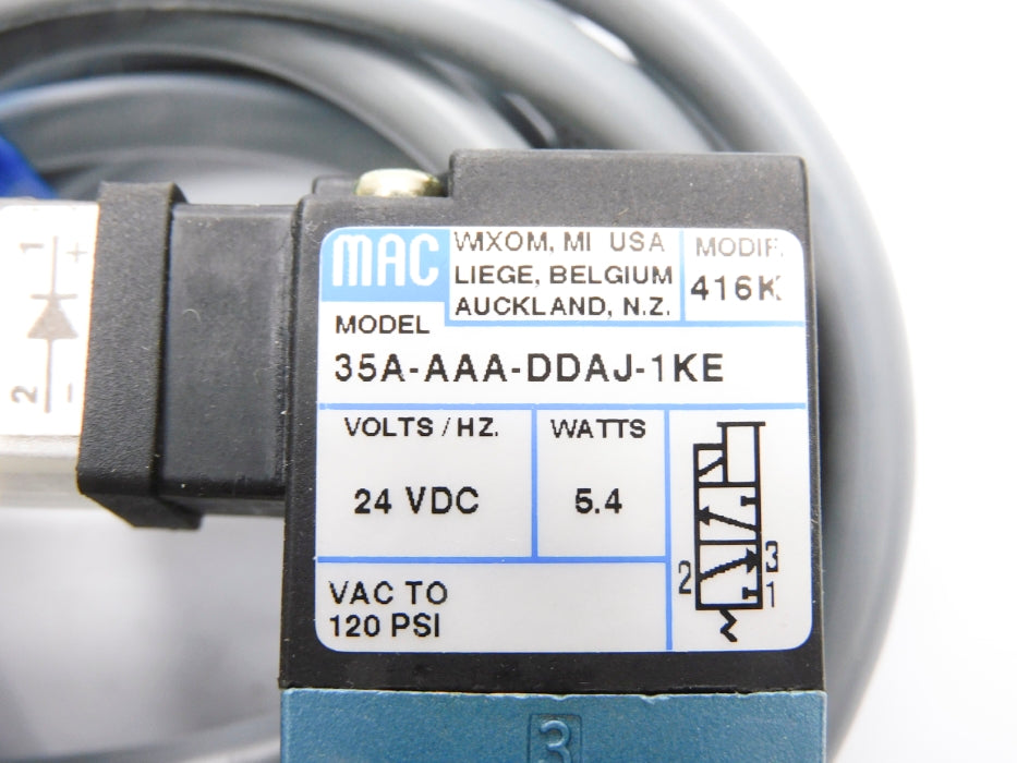 MAC 35A-AAA-DDAJ-1KE 24VDC 120PSI NSMP