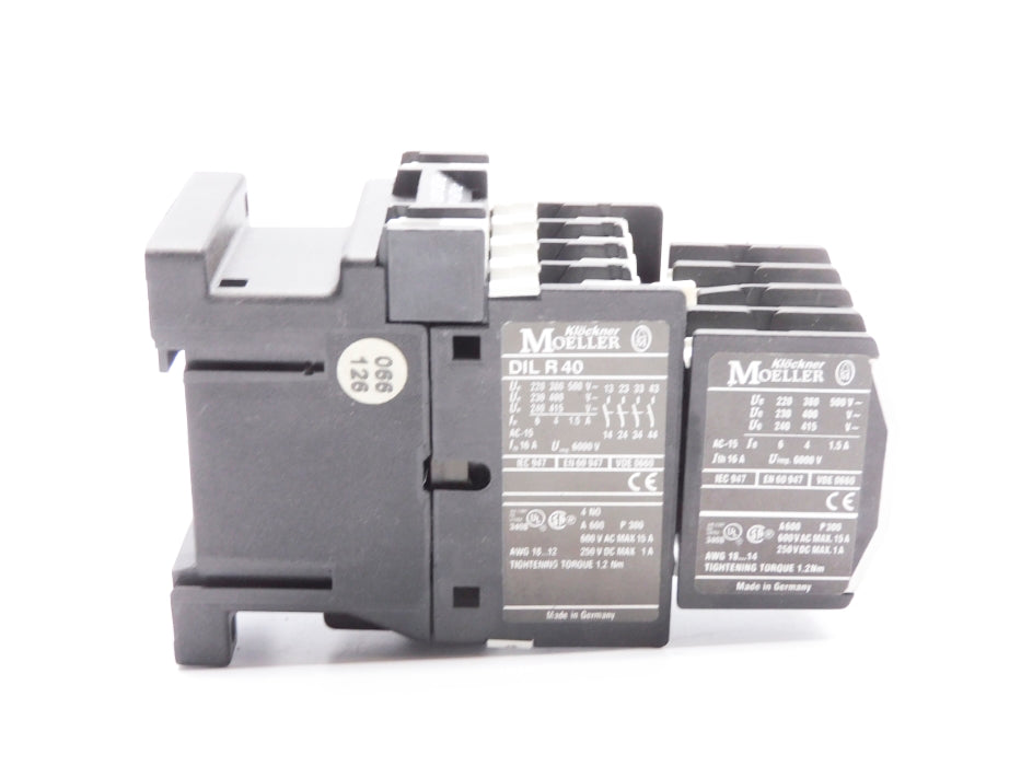 KLOCKNER MOELLER DILR40 110/120V (AS PICTURED) NSNP