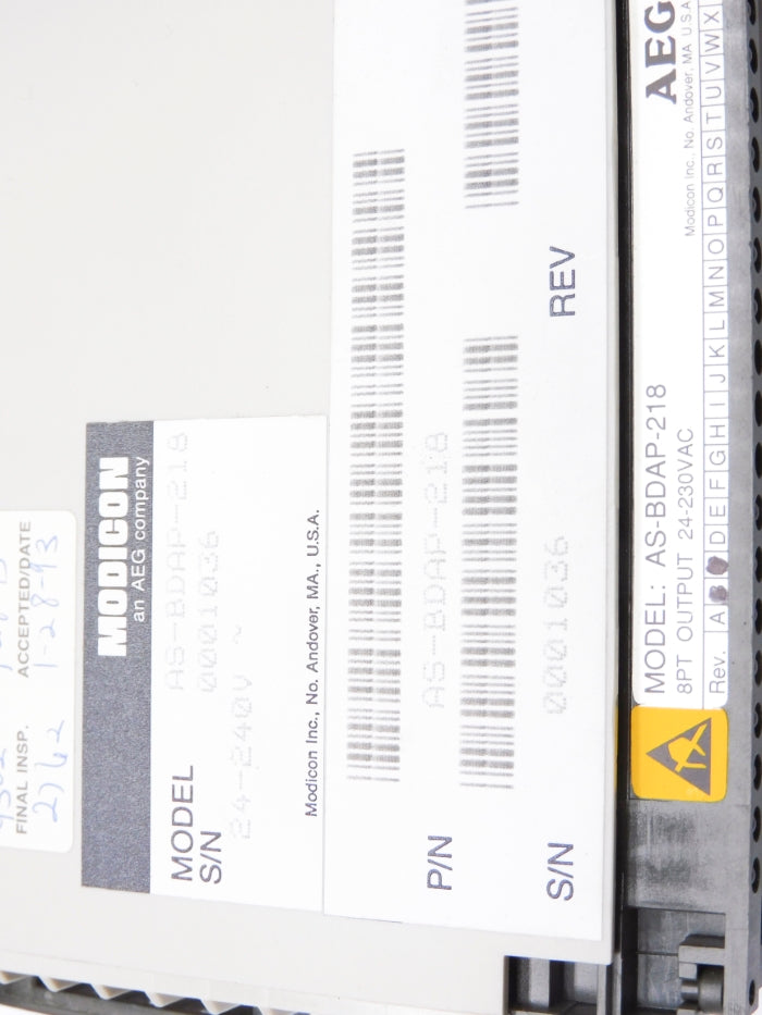 MODICON AS-BDAP-218 (AS PICTURED) NSMP