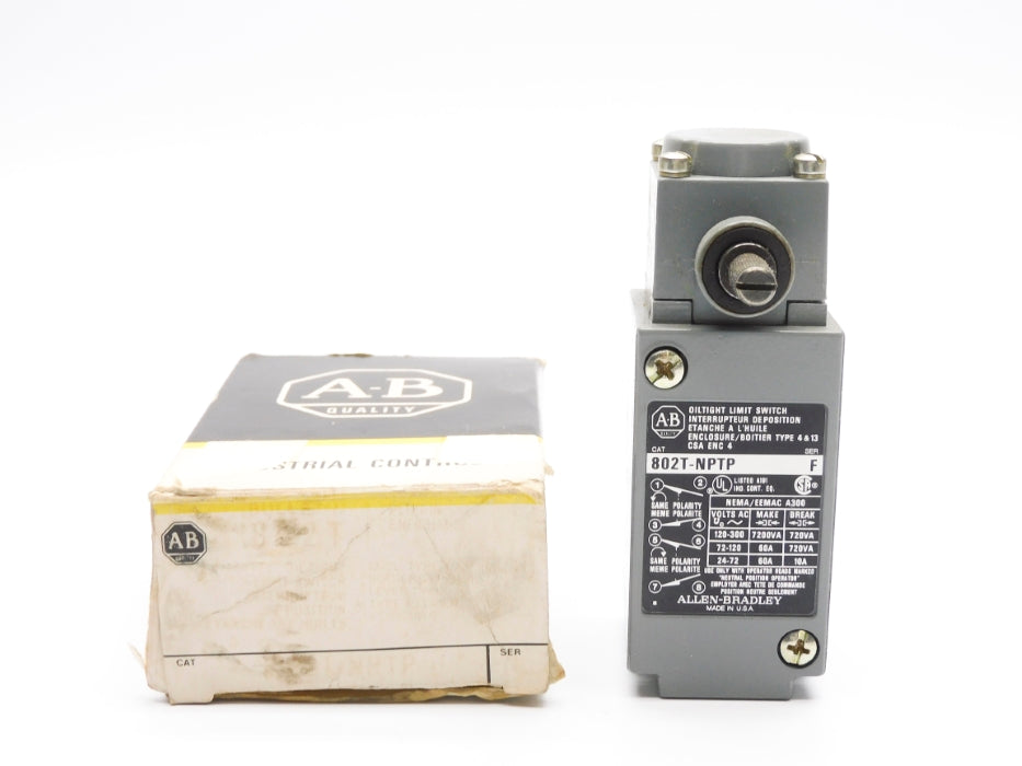 ALLEN BRADLEY 802T-NPTP SER. F (BK/YL) NSMP