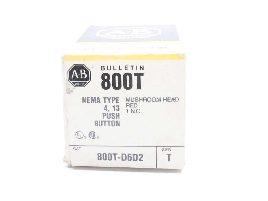 INDUSTRIAL SPARE PART 800T-D6D2 SER. T (BK/YL) NSMP