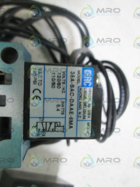 MAC VALVE 35A-SAC-DAAE-6MA *NEW NO BOX*