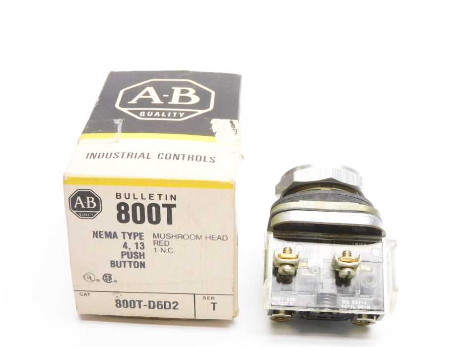 INDUSTRIAL SPARE PART 800T-D6D2 SER. T (AS PICTURED) (BK/YL) NSMP