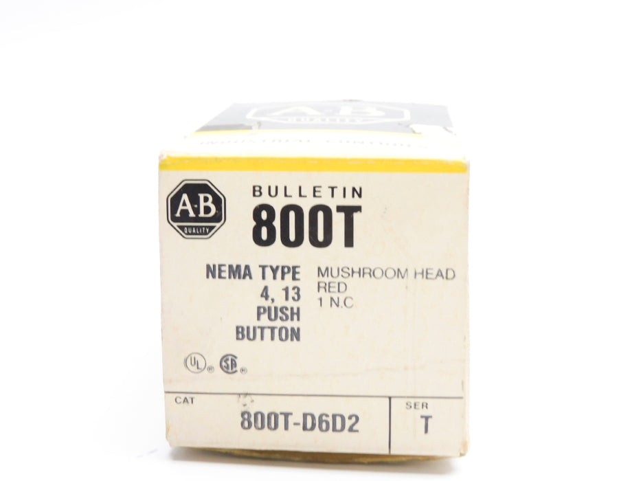 INDUSTRIAL SPARE PART 800T-D6D2 SER. T (AS PICTURED) (BK/YL) NSMP