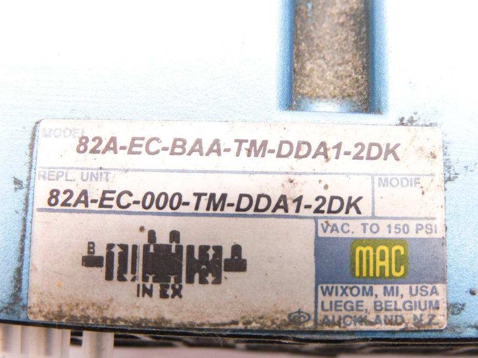 MAC 82A-EC-BAA-TM-DDA1-2DK 24VDC 150PSI UNMP