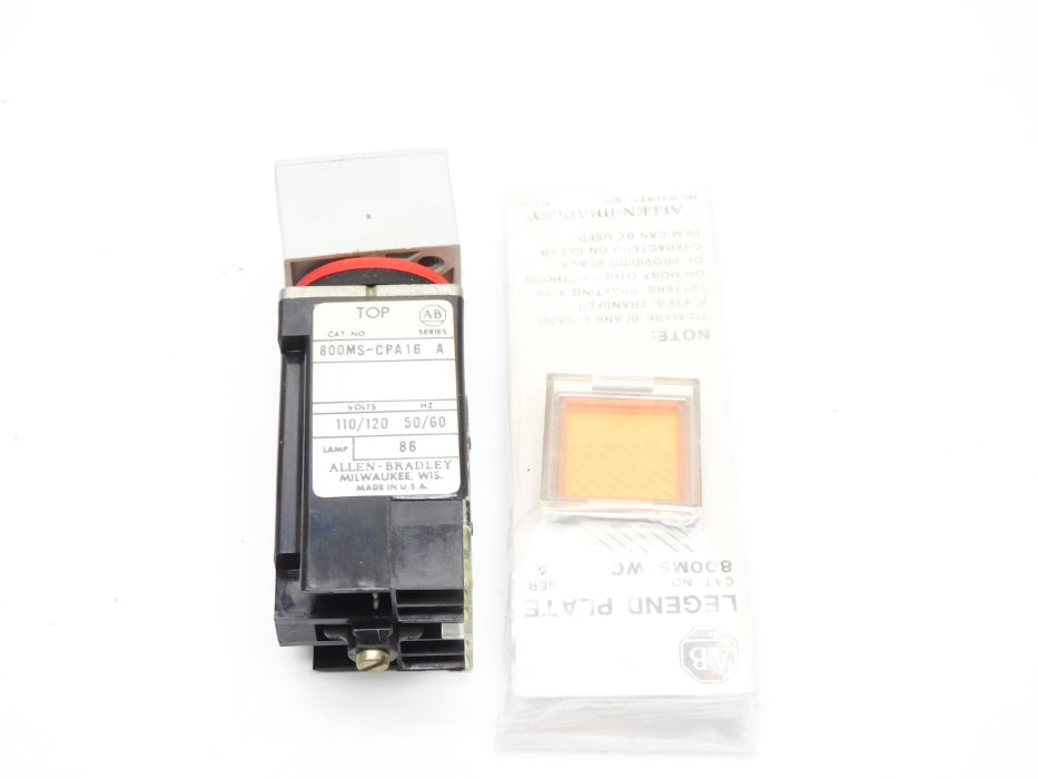 INDUSTRIAL SPARE PART 800MS-CPA16 SER. A (BK/YL) NSMP
