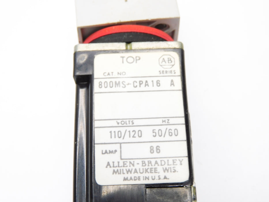 INDUSTRIAL SPARE PART 800MS-CPA16 SER. A (BK/YL) NSMP