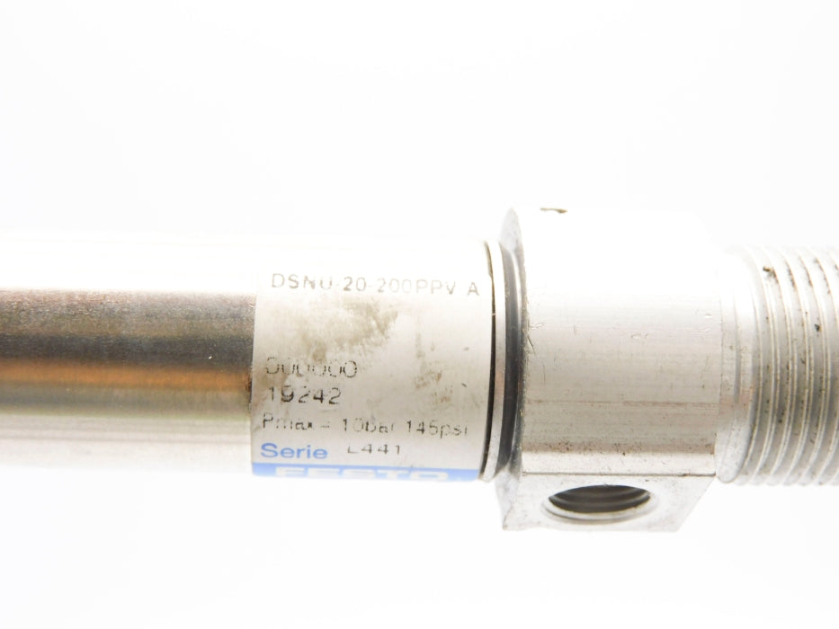 FESTO DSNU-20-200PPV-A 19242 SER. L441 145PSI UNMP