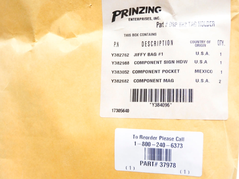 PRINZING ENTERPRISES DSPTH2 37978 NSMP