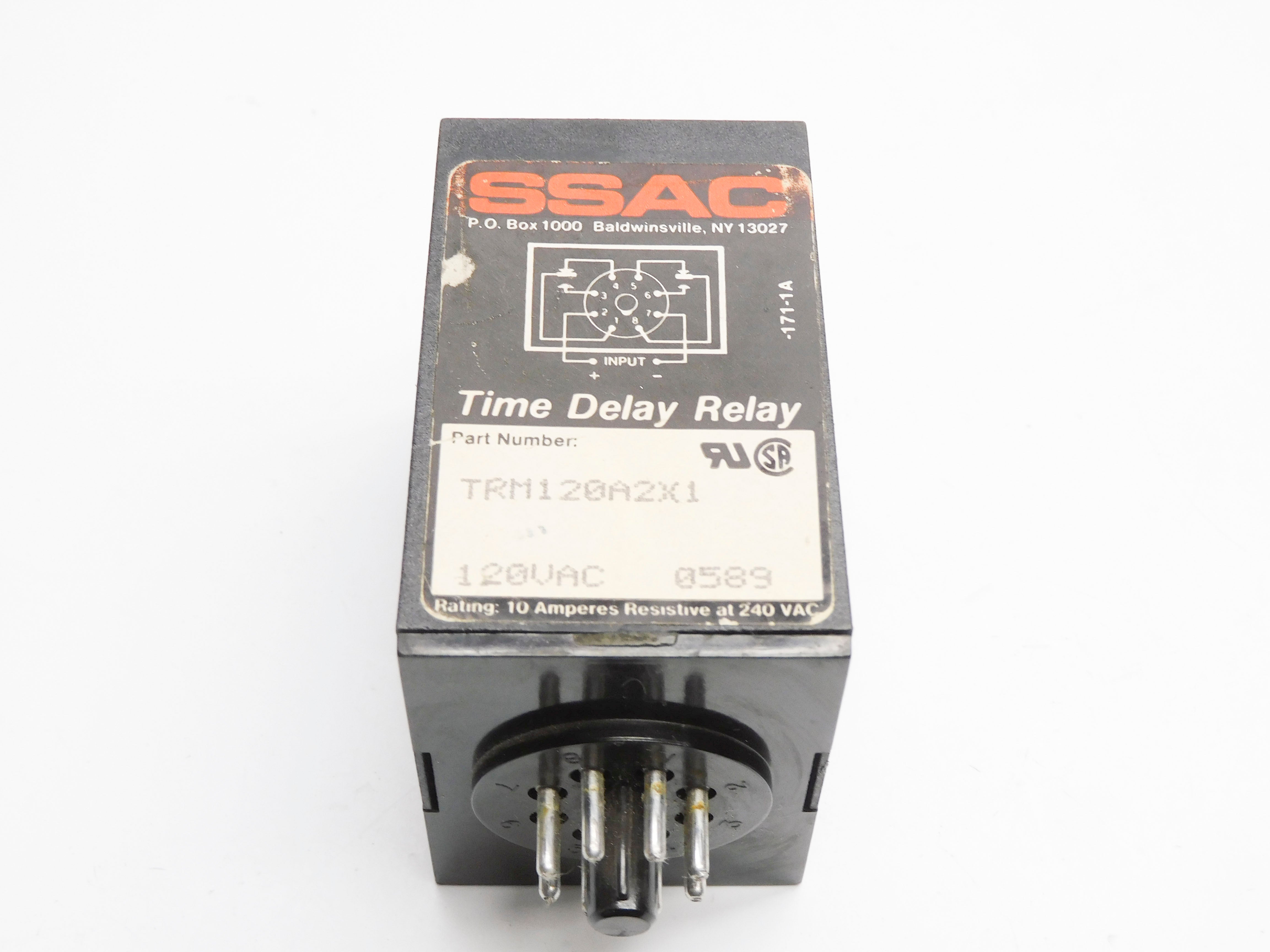 SSAC TRM120A2X1 120VAC .05-1.0SEC UNMP