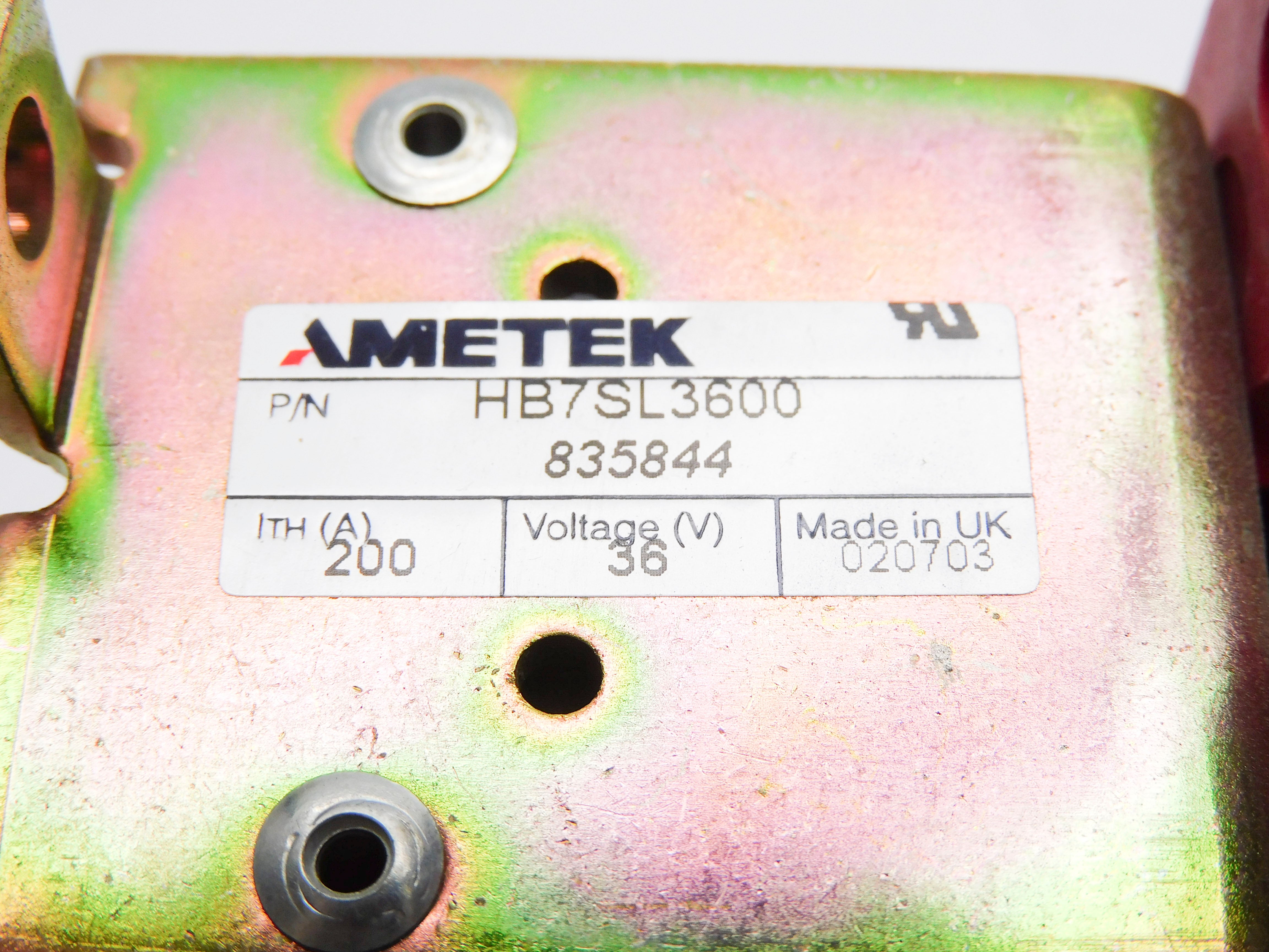AMETEK HB7SL3600 36V 200A UNMP