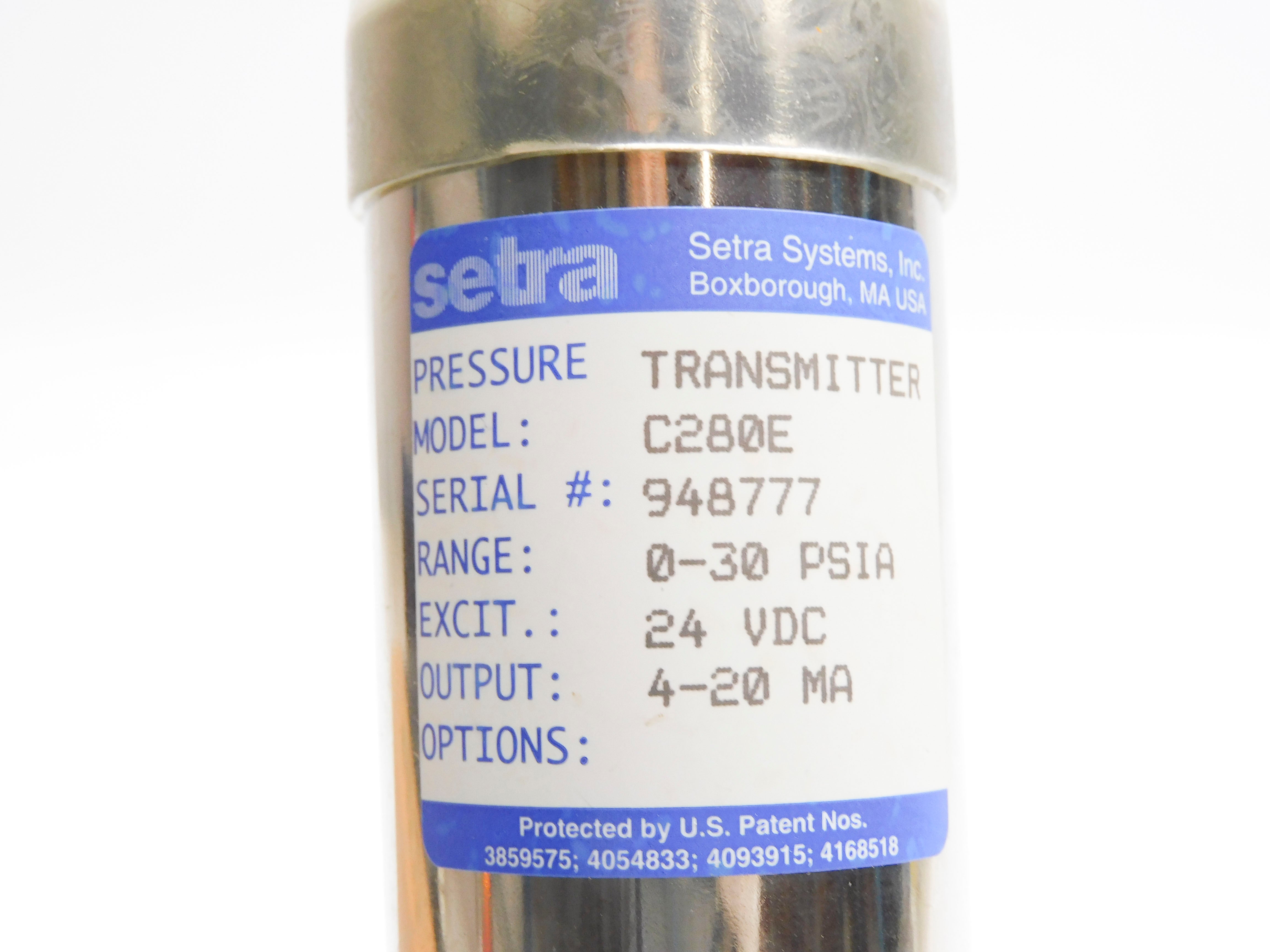 SETRA 280113-SP C280E 24VDC 0-30PSI NSMP