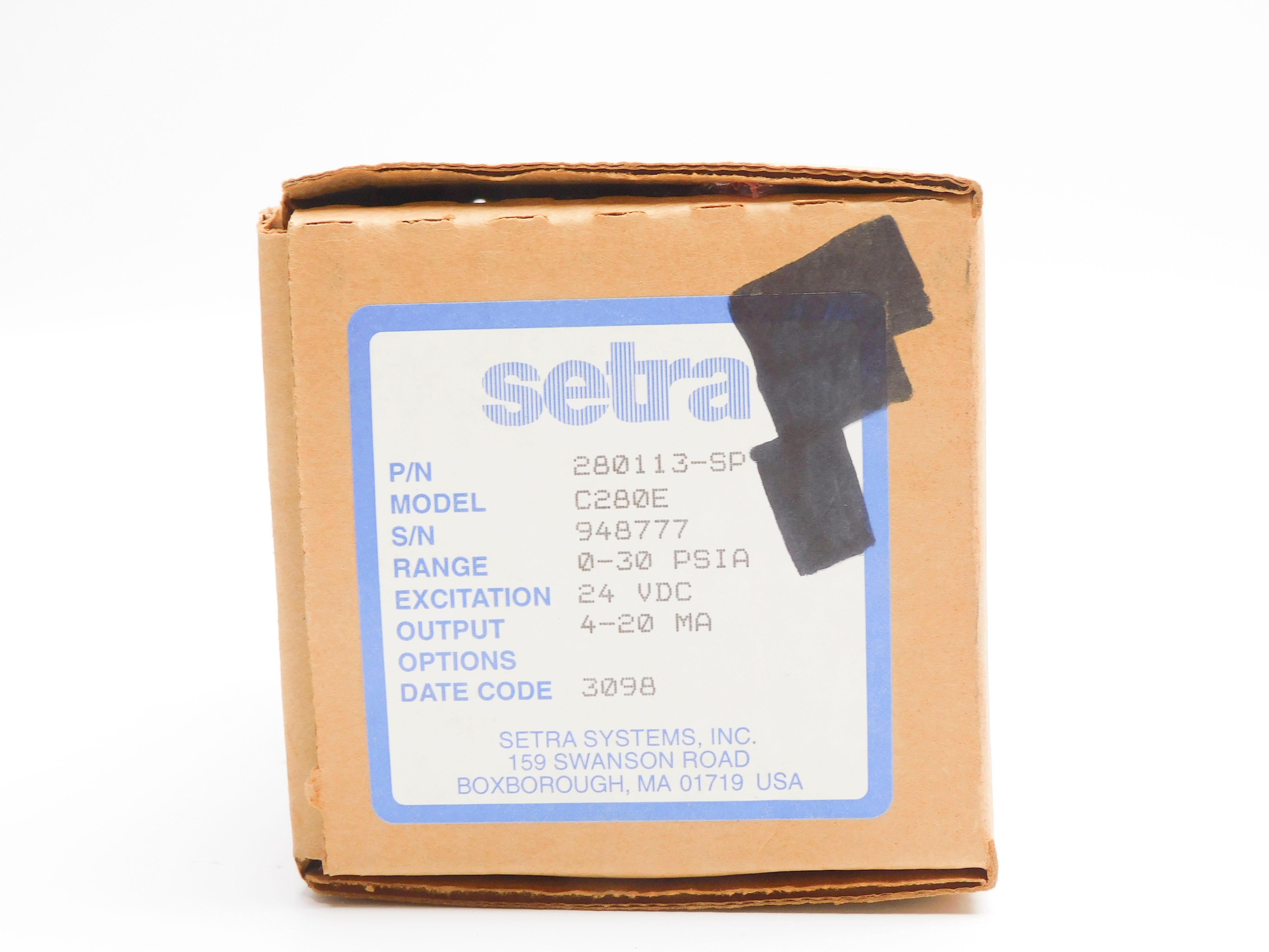 SETRA 280113-SP C280E 24VDC 0-30PSI NSMP