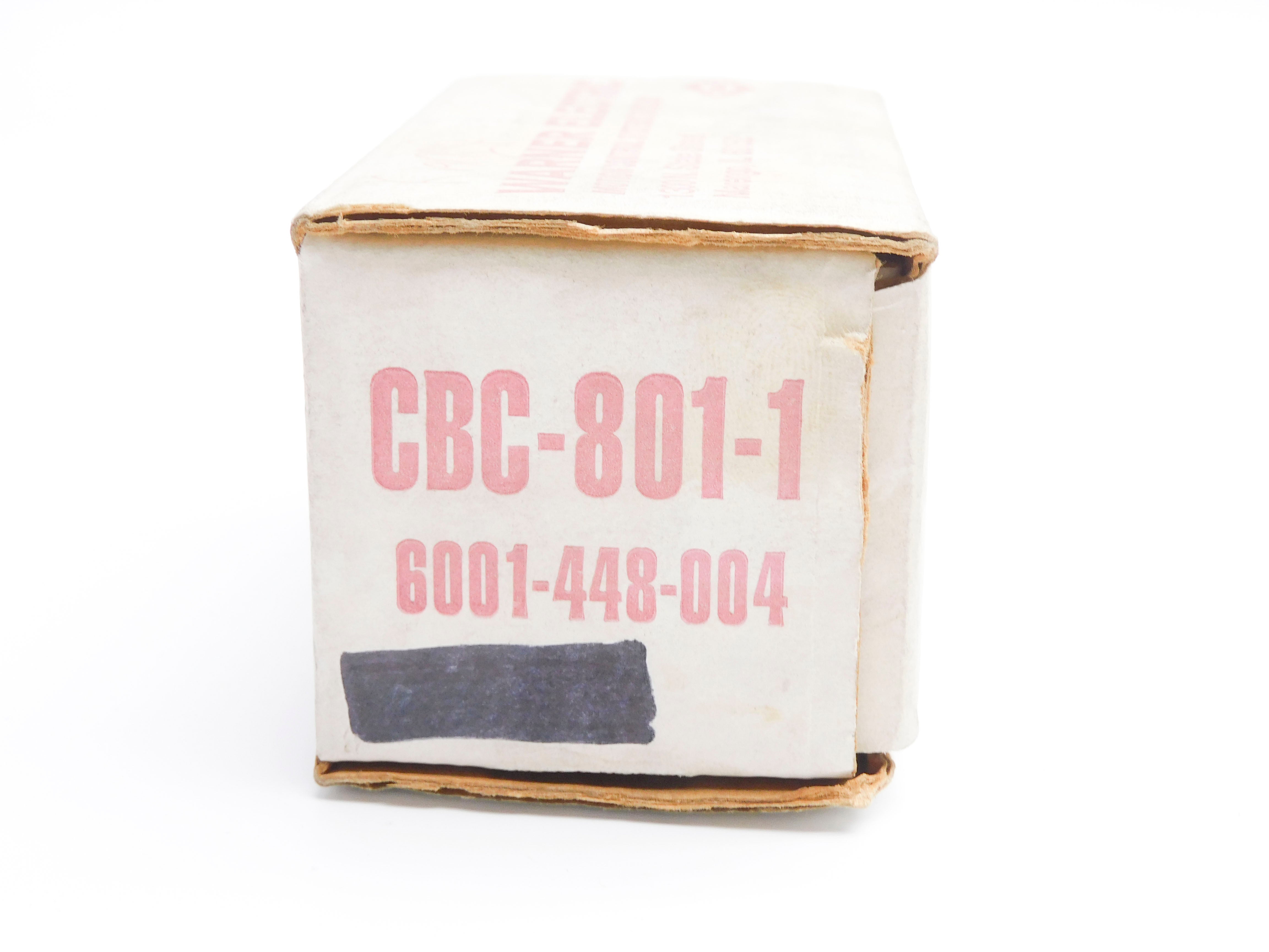 WARNER ELECTRIC CBC-801-1 6001-448-004 (AS PICTURED) NSMP