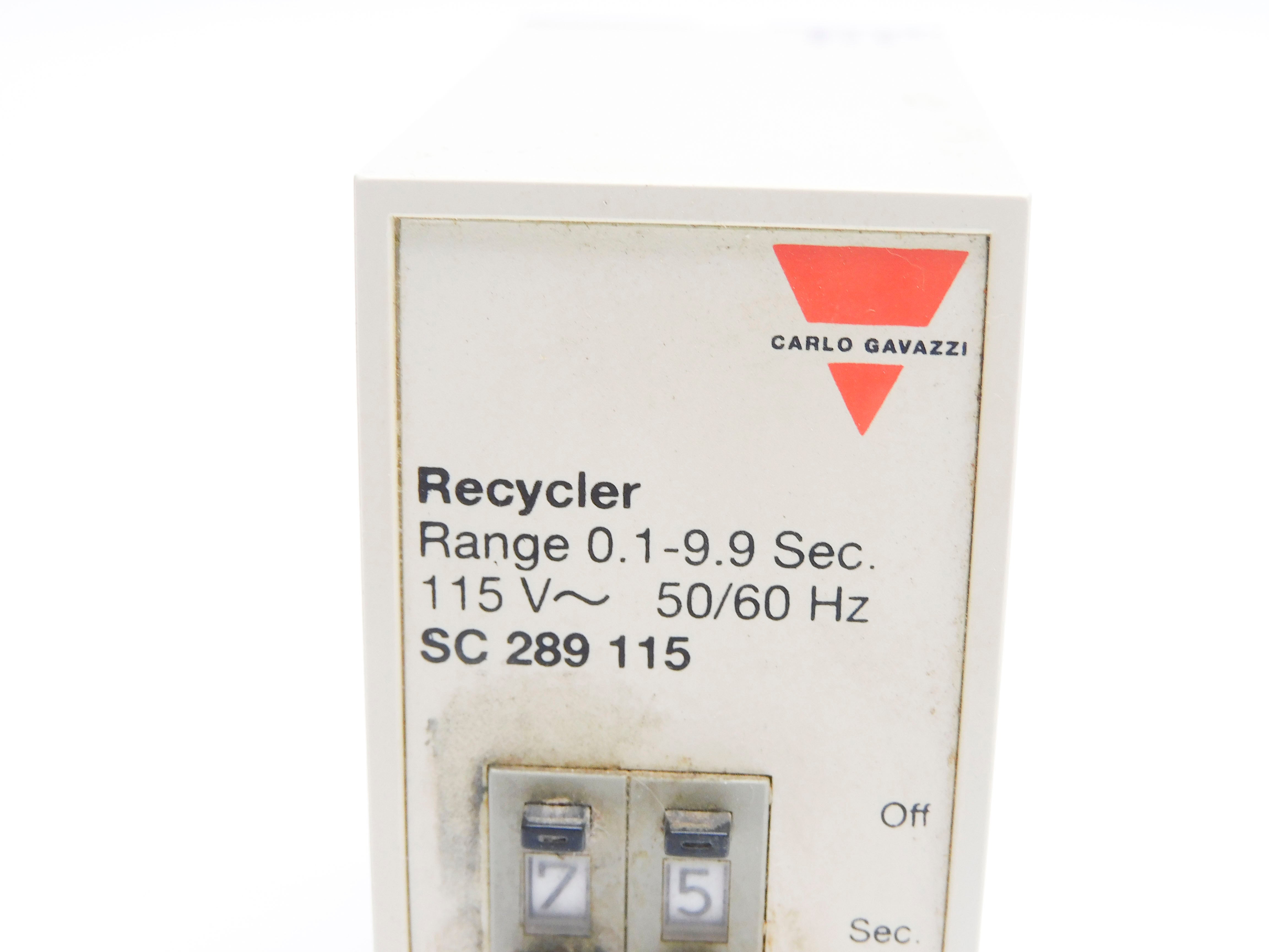 CARLO GAVAZZI SC289115 115V 0.1-9.9SEC UNMP