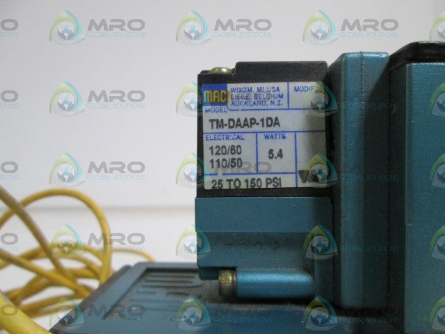 MAC VALVE 82A-AA-BPA-TM-DAA6-1DA *USED*