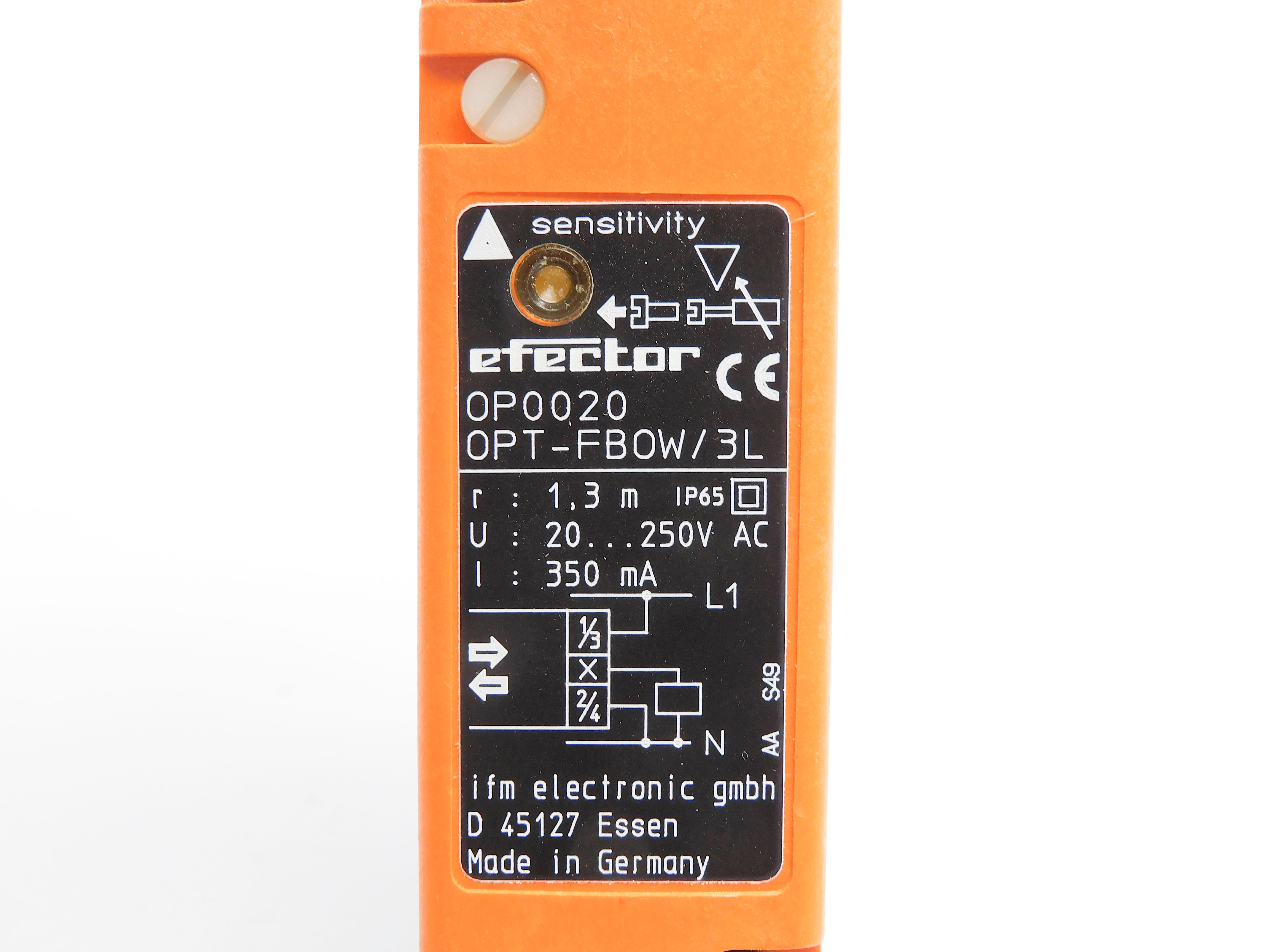 IFM EFECTOR OPT-FBOW/3L OP0020 NSMP