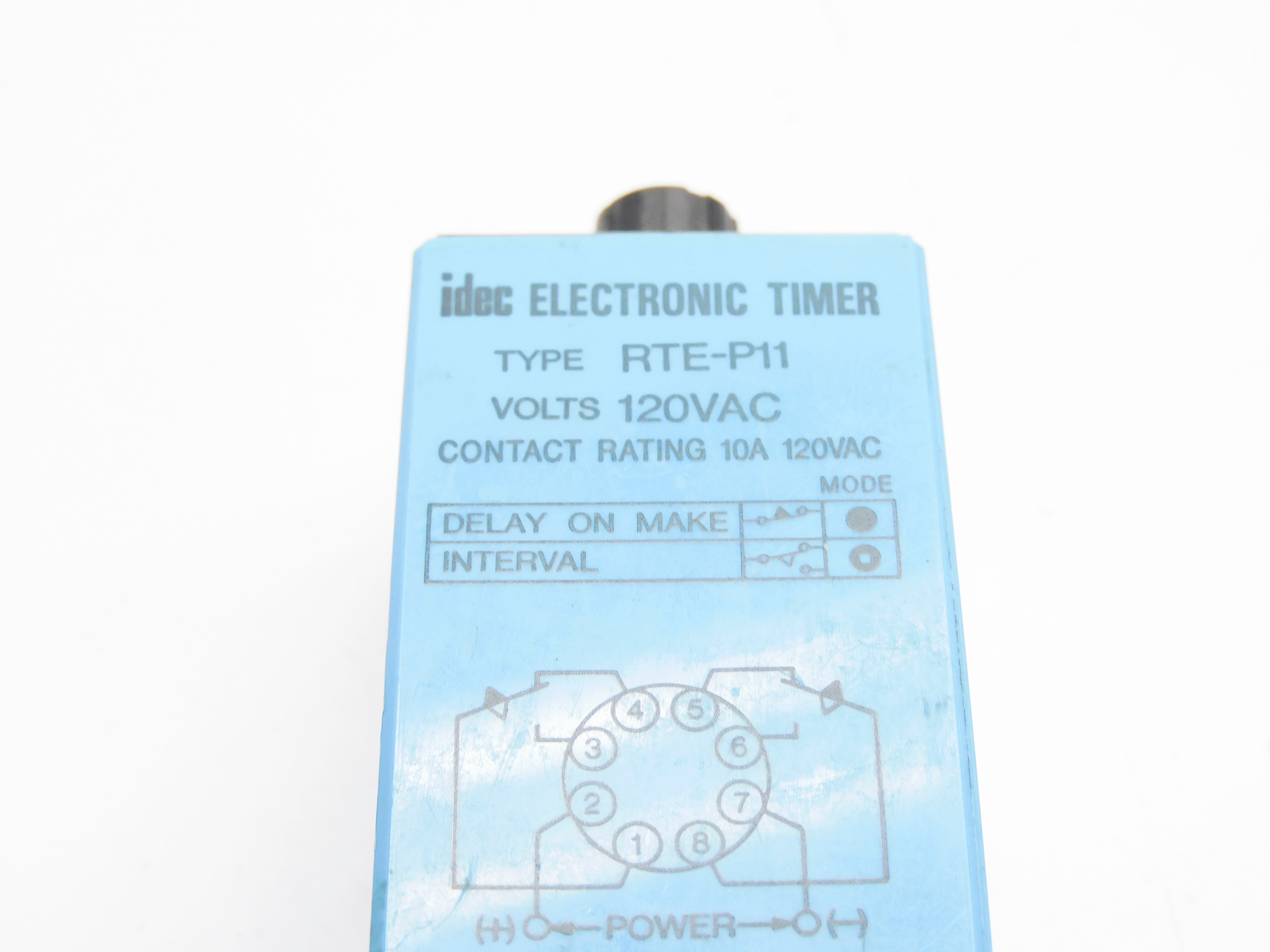 IDEC RTE-P11 120VAC 5MIN UNMP