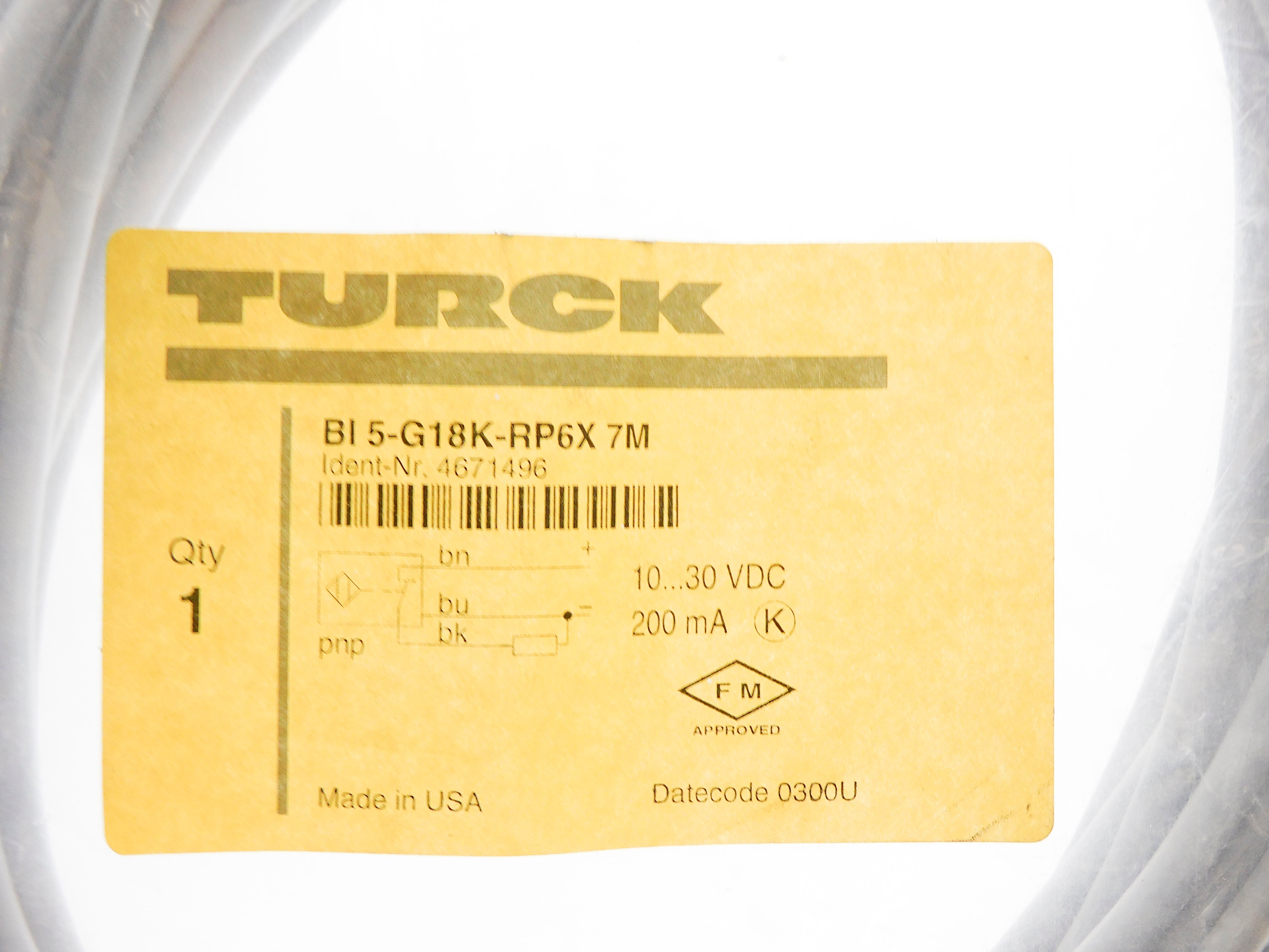 TURCK BI5-G18K-RP6X 7M NSMP