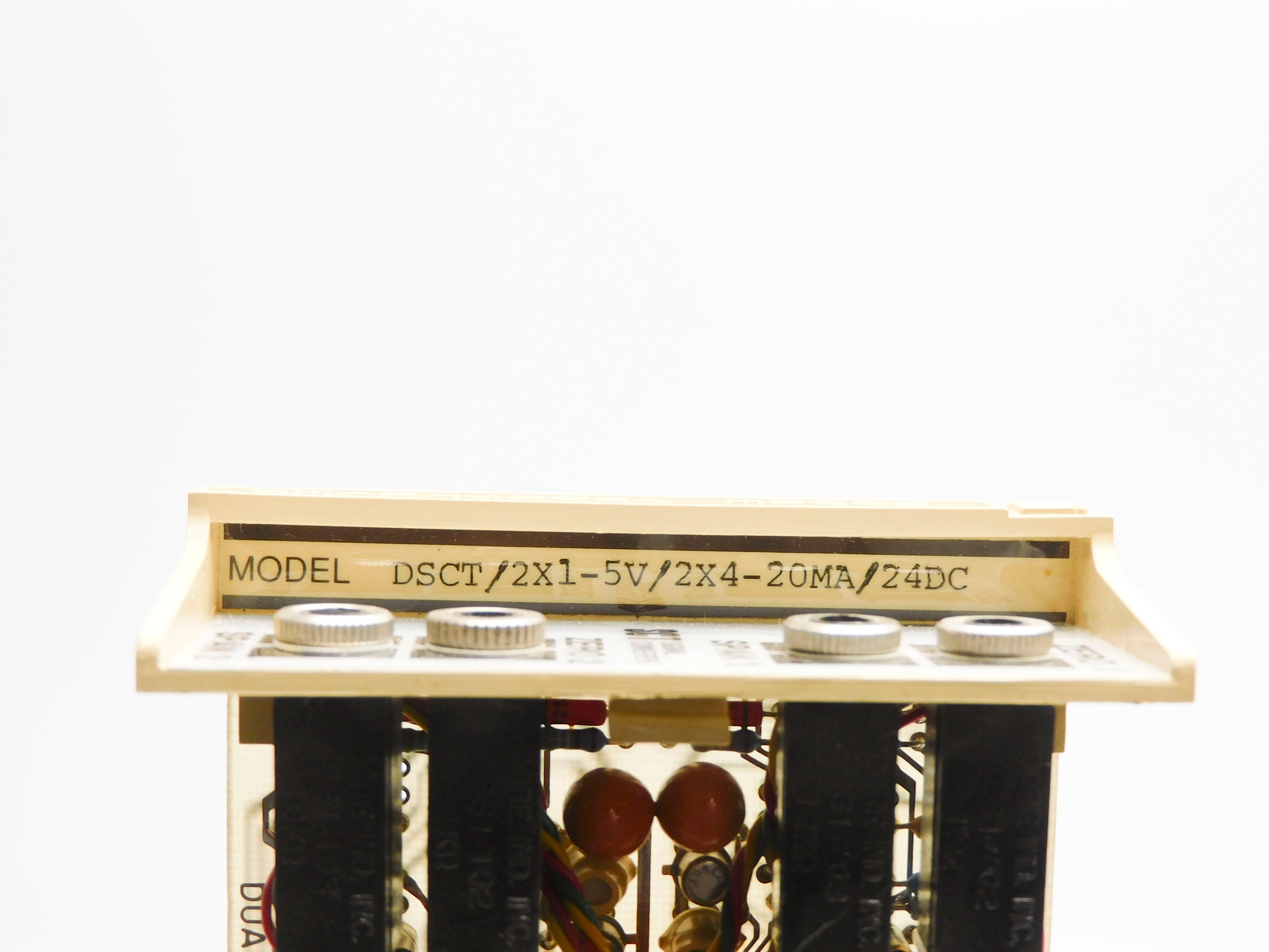 MOORE INDUSTRIES DSCT/2X1-5V/2X4-20MA/24DC NSNP
