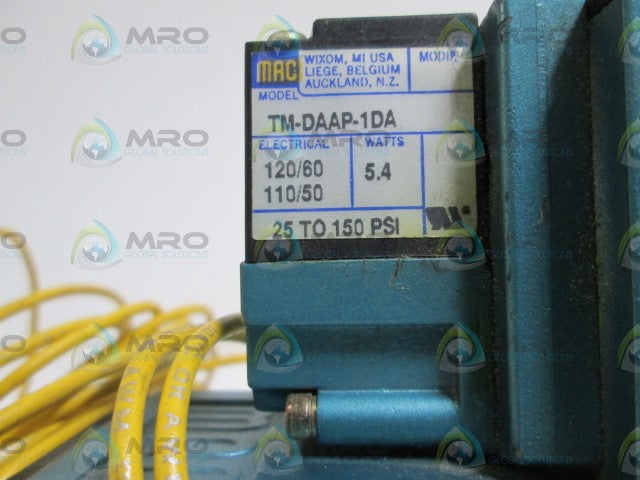 MAC VALVE 82A-AA-BPA-TM-DAA5-1DA *USED*