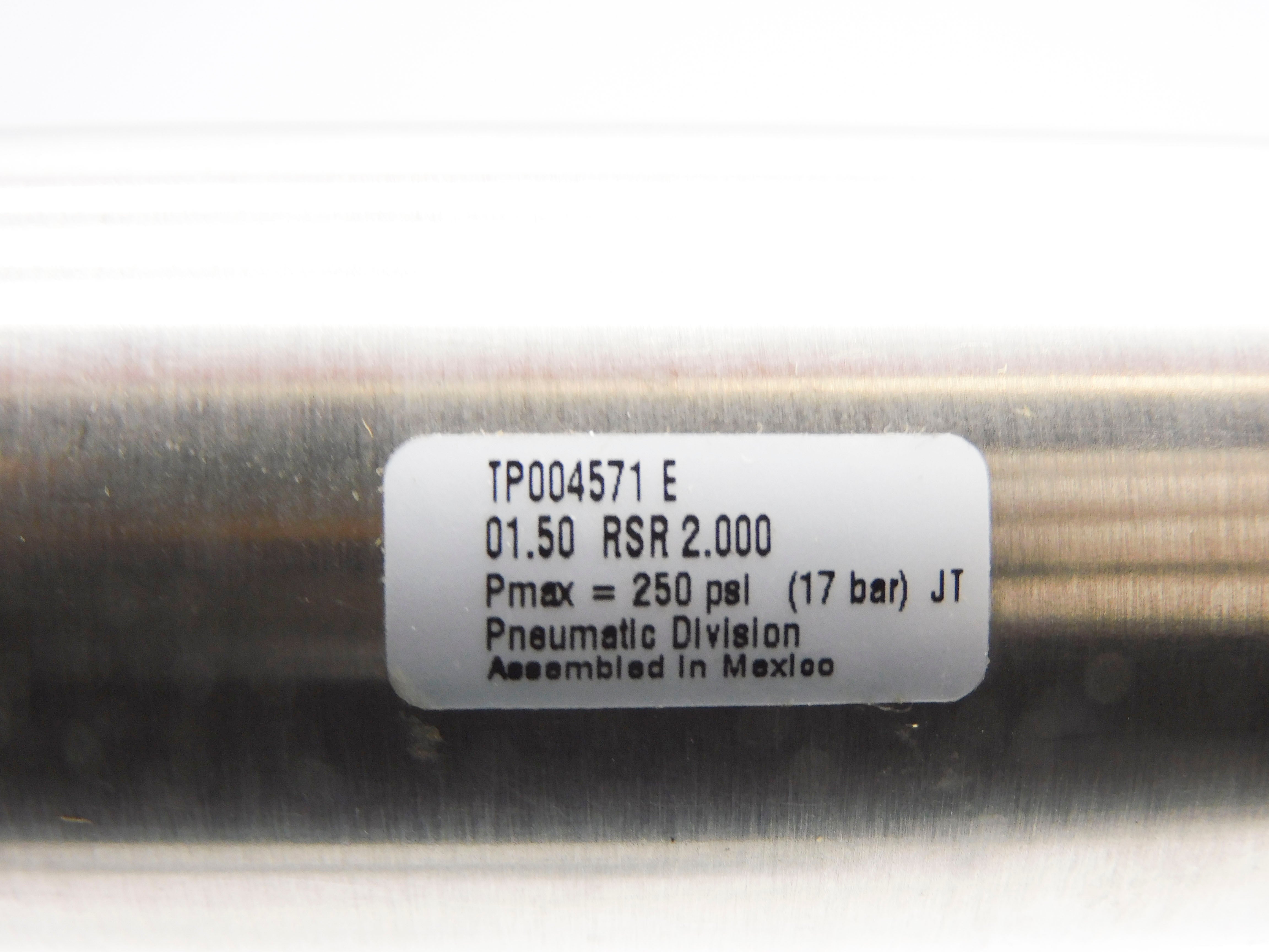 PARKER 01.50RSR2.000 250PSI NSNP
