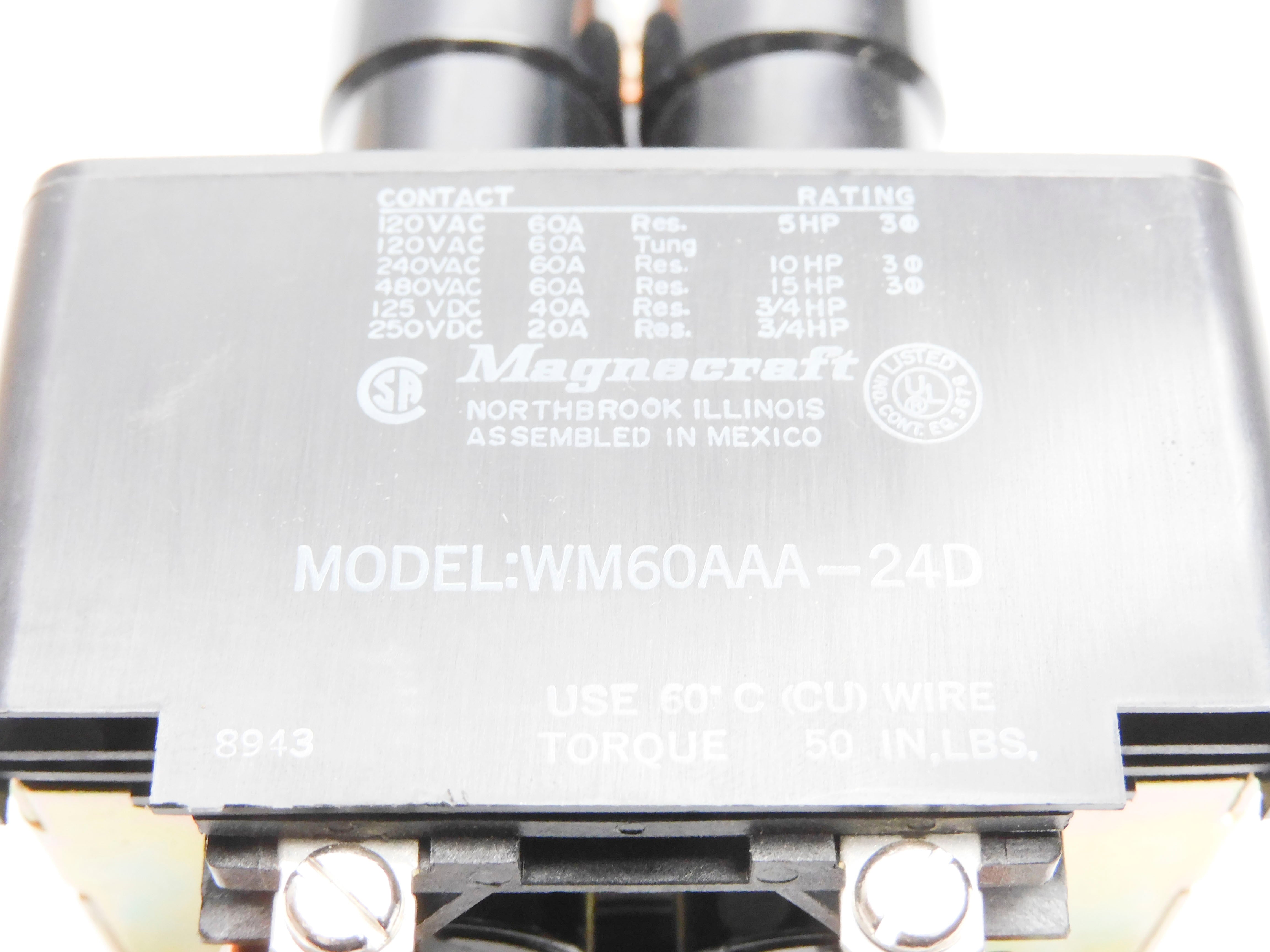 MAGNECRAFT WM60AAA-24D 120VAC NSMP