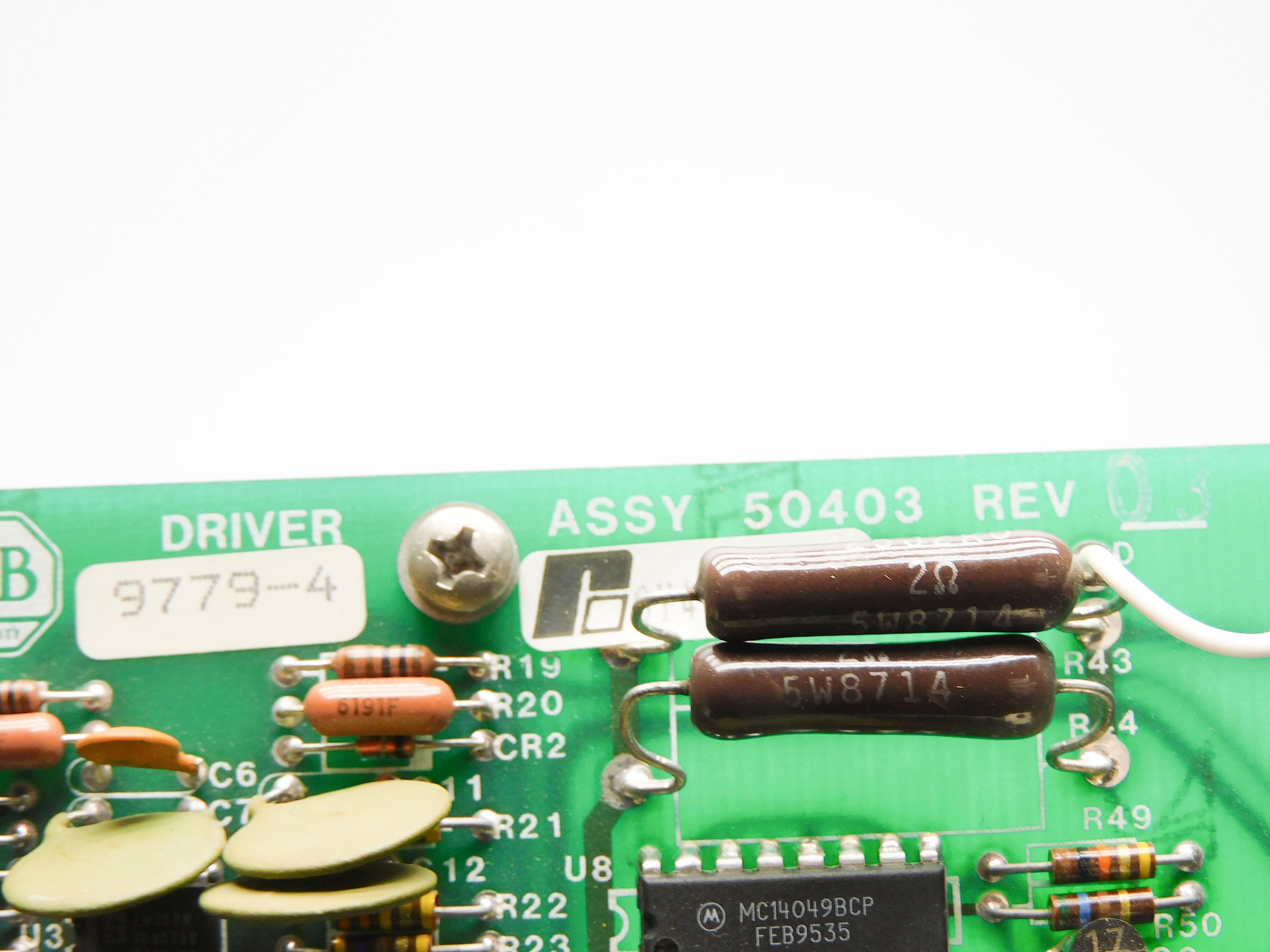 INDUSTRIAL SPARE PART 50403 REV. 03 UNMP