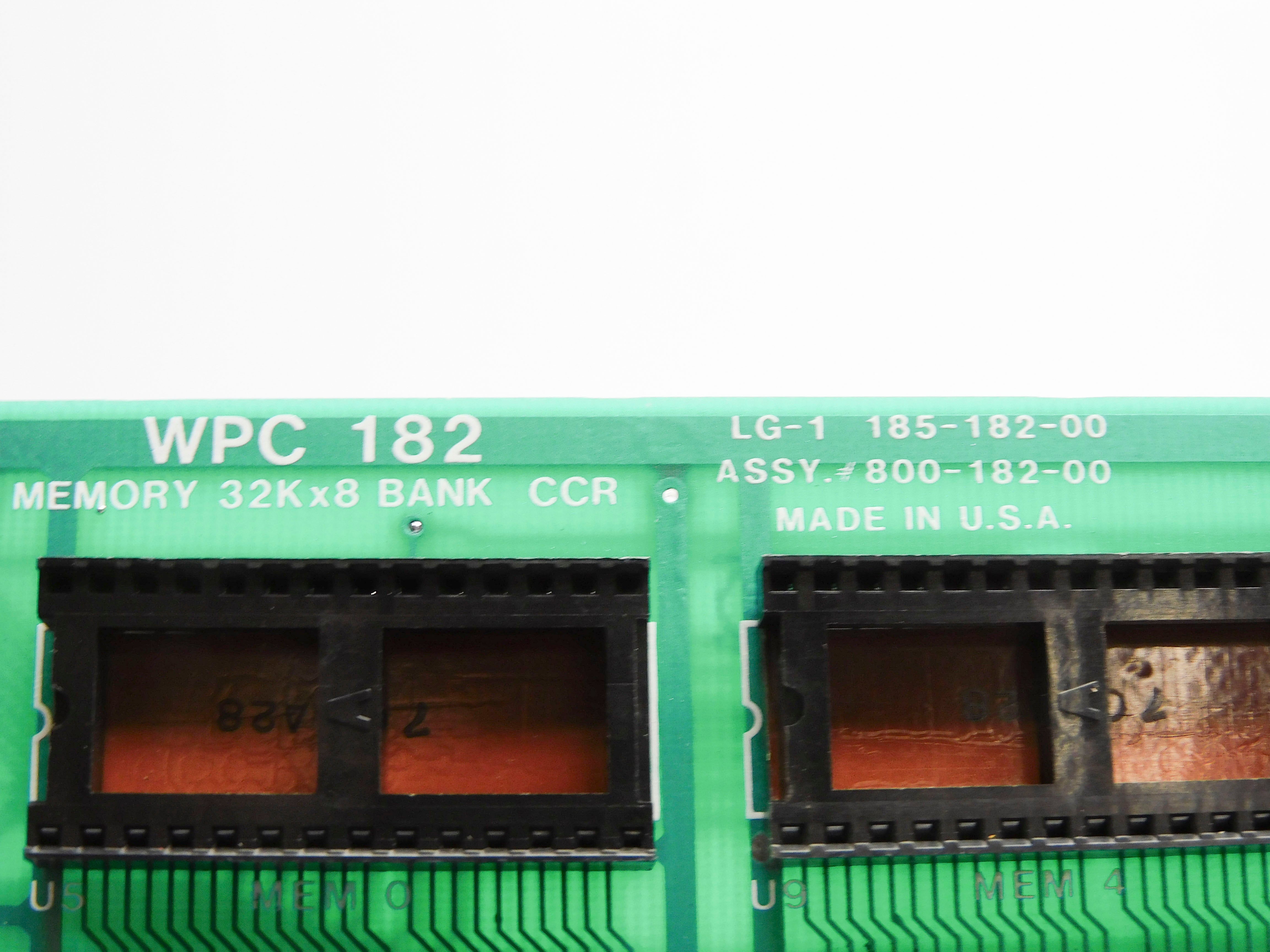WPC 800-182-00 UNMP